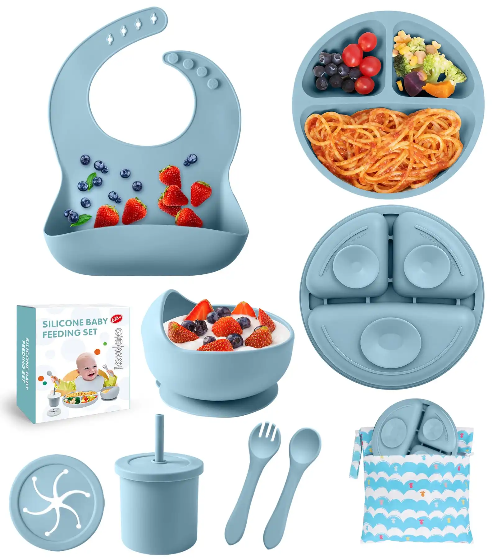 Silicone Baby Feeding Set